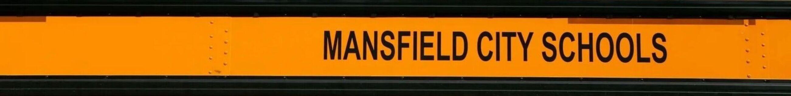 Mansfield City Schoosl bus long image